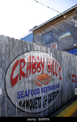 Crabby Bills Restaurant Clearwater Beach Florida USA Stockfoto