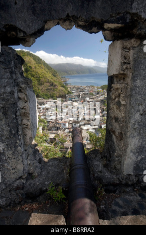 Komoren, Anjouan, Mutsamudu, Le Citadelle. Stockfoto