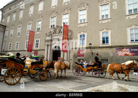 Museum der fürstbischöflichen Residenz in Salzburg in Österreich Stockfoto