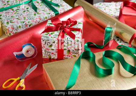 Urlaub-Geschenkverpackung Stockfoto