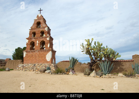 Mission San Miguel Arcangel wurde am 25. Juli 1797 von Vater Fermin Lasuen 16. auf dem El Camino Real in Kalifornien gegründet. Stockfoto