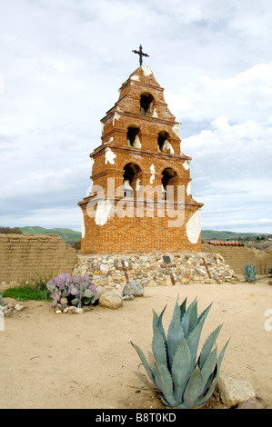 Mission San Miguel Arcangel wurde am 25. Juli 1797 von Vater Fermin Lasuen gegründet. Stockfoto