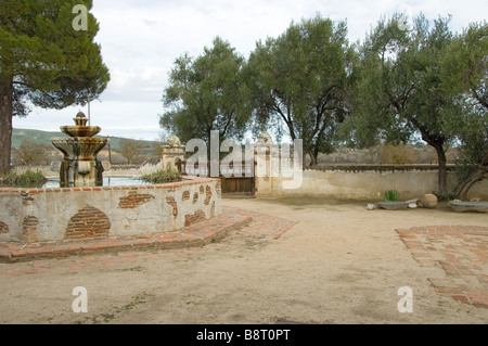 Mission San Miguel Arcangel wurde am 25. Juli 1797 von Vater Fermin Lasuen gegründet. Stockfoto