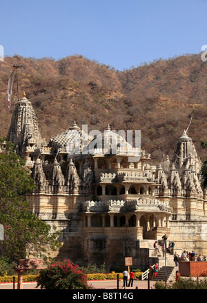 Indien Rajasthan Ranakpur Chaumukha Jain Tempel der Adinath Stockfoto