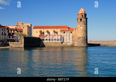 Hafen von Collioure, Languedoc-Roussillon, Frankreich Stockfoto