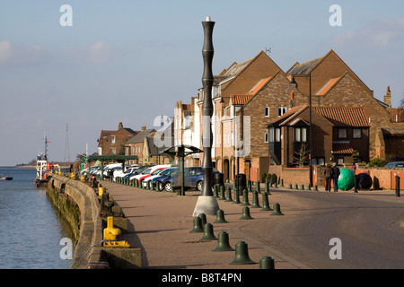 alten Kai Fluss Ouse kings Lynn Stadtzentrum West Norfolk East Anglia England uk gb Stockfoto