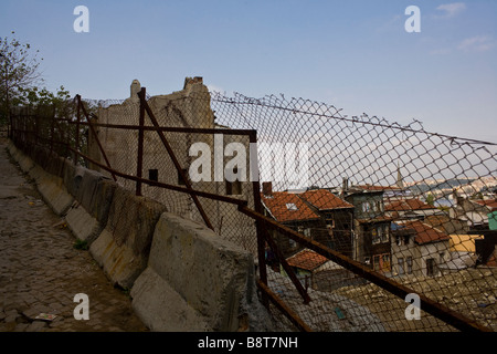 In Eminönü-Stadtteil von Istanbul am Goldenen Horn. Stockfoto