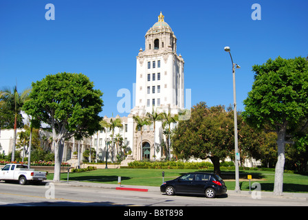 Beverly Hills City Hall, N Rexford Dr, Beverly Hills, Los Angeles, California, Vereinigte Staaten von Amerika Stockfoto