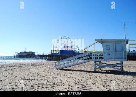 Santa Monica Pier, Santa Monica, Los Angeles, California, Vereinigte Staaten von Amerika Stockfoto