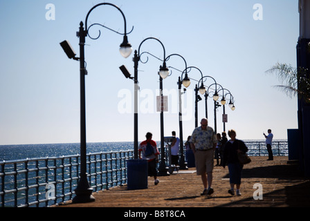 Santa Monica Pier, Santa Monica, Los Angeles, California, Vereinigte Staaten von Amerika Stockfoto