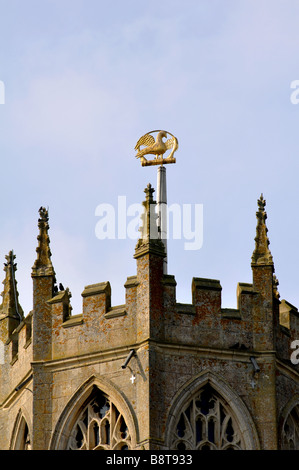 Die Laterne Tower, St. Mary und All Saints Church, Fotheringhay, Northamptonshire, England, UK Stockfoto