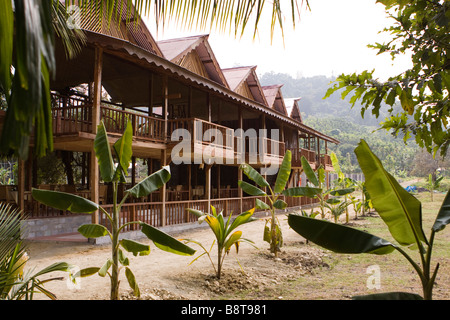 Indien-Andamanen und Nikobaren Havelock island neue touristische Entwicklung Symphonie Palms Restaurant Stockfoto