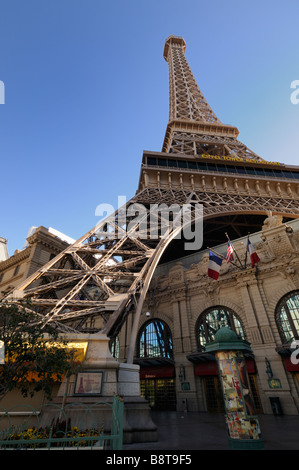 Das Replikat Eiffelturm in Paris Hotel Las Vegas Stockfoto