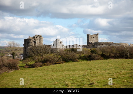 Llansteffan Burg, Llansteffan, Wales, UK Stockfoto