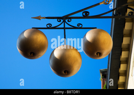 Bauer-Broker unterzeichnen Selby North Yorkshire England Stockfoto