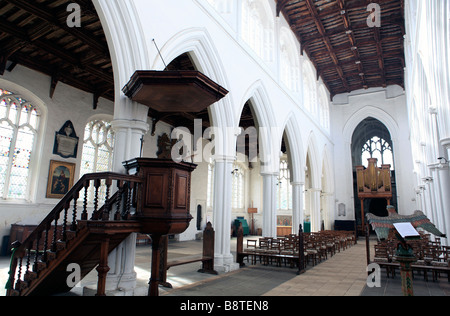 Vereinigtes Königreich Essex Thaxted der Pfarrkirche St. Johannes der Täufer Stockfoto