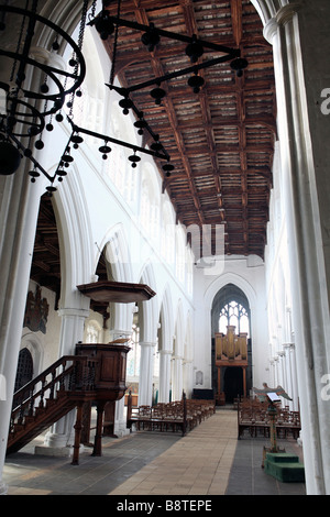 Vereinigtes Königreich Essex Thaxted der Pfarrkirche St. Johannes der Täufer Stockfoto