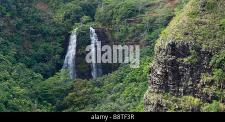 Opaekaa fällt Lihue Kauai Hawaii USA Stockfoto