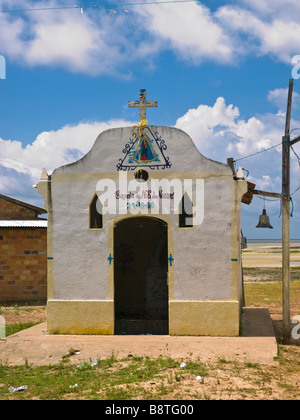 Eine kleine Kirche in der Nähe von Joanes auf der Ilha Marajó fluviale Insel im Amazonas, Para Zustand, Nordbrasilien. Stockfoto