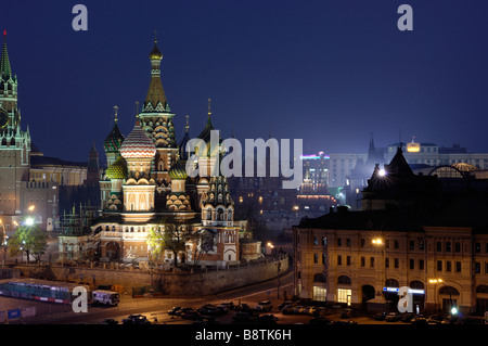 Basilius Kathedrale auf dem Moskauer Roten Platz Stockfoto