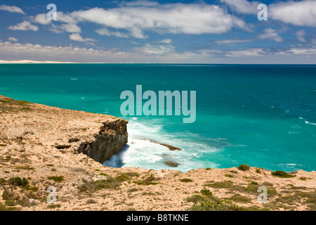 Der Leiter der Great Australian Bight Nullarbor Stockfoto