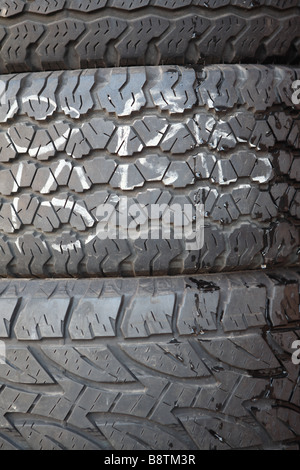 Gestapelten Reifen Stockfoto