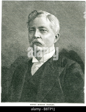 Sir Henry Morton Stanley 1841 1904 walisische Journalistin Entdeckers David Livingstone Stockfoto