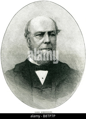 Lord Kimberley John Wodehouse 1826 1902 britischen liberalen Politiker Stockfoto