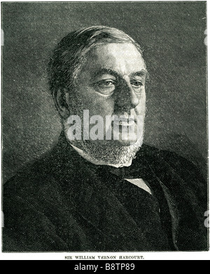 Sir William George Granville Venables Vernon Harcourt 1827 1904 britischer Jurist Journalist liberale Staatsmann Stockfoto