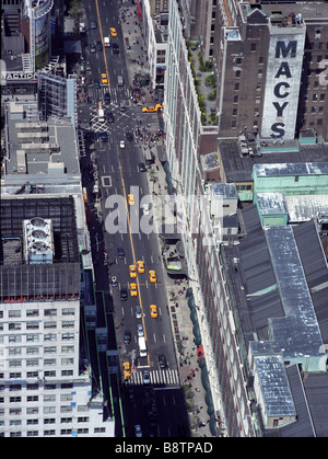 Blick vom Empire State Building New York City Stockfoto