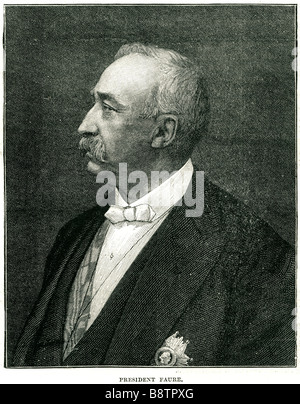 Präsident Faure Félix François Faure (30. Januar 1841 – 16. Februar 1899) war Präsident von Frankreich von 1895 bis zu seinem Tod. Stockfoto