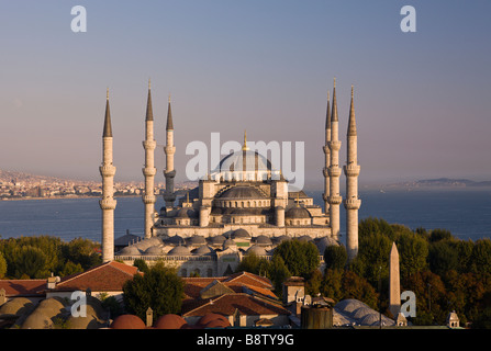 Blaue Moschee-Sultan-Ahmed-Moschee-Istanbul-Türkei Stockfoto