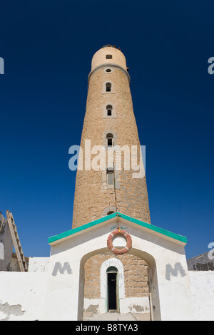 Leuchtturm-Big Brother-Brother Islands-Rotes Meer-Ägypten Stockfoto