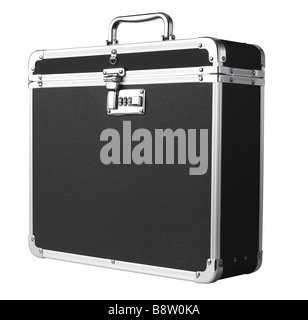 Black Box Case Attaché Aktentasche Stockfoto