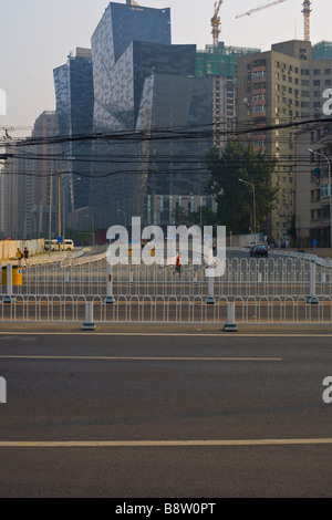 Shangdu SOHO Gebäude im Stadtteil Dongdaqiaolu in Peking, China. Stockfoto