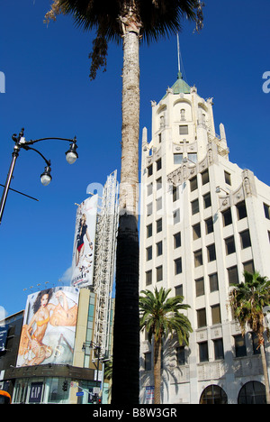 Hollywood First National Bank Building, Hollywood Boulevard, Hollywood, Los Angeles, Kalifornien, Vereinigte Staaten von Amerika Stockfoto