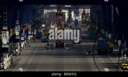 Felixstowe Container Hafen Stockfoto