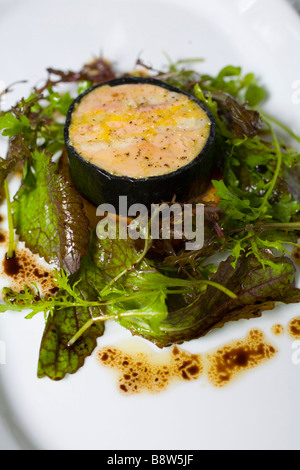 Gericht ist Aal-Terrine Stockfoto