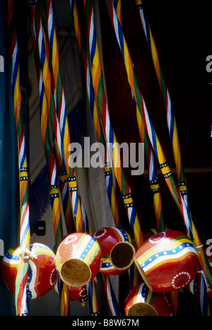 Berimbau Instrument ist von Capoeira Musikern verwendet. Stockfoto