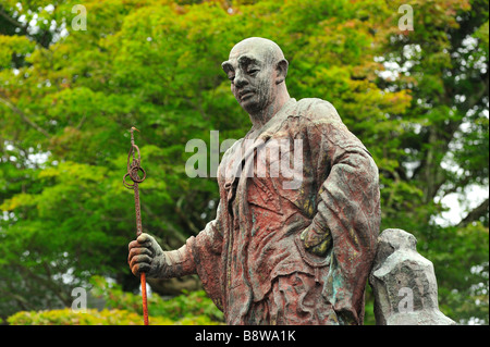 Shodo Shonin Statue, Nikko, Präfektur Tochigi, Japan Stockfoto