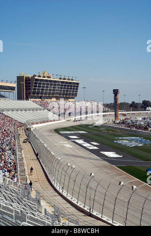 NASCAR Craftsman Truck amerikanischen kommerziellen Verbindungslinien 200 auf dem Atlanta Motor Speedway am 7. März 2009 in Hampton, Georgia Stockfoto