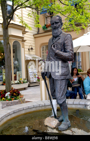 Statue von Shaw in Niagara auf dem See in Kanada Stockfoto