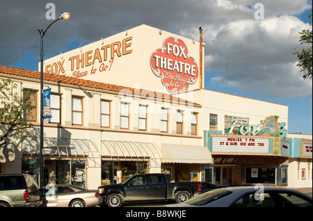 Das Fox Theater in Taft CA wurden in den 1990er Jahren restauriert Stockfoto