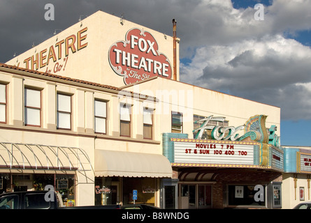 Das Fox Theater in Taft CA wurden in den 1990er Jahren restauriert Stockfoto