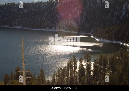 Insel im Lake Tahoe Kalifornien Stockfoto