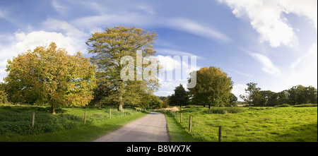 Das Gelände des Landsitzes Stockfoto