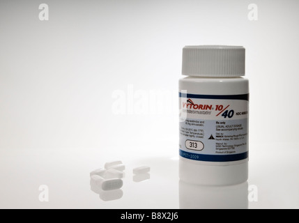 Vytorin ist ein beliebtes Rezept statin Drogen verwendet, um Cholesterin zu regulieren Stockfoto