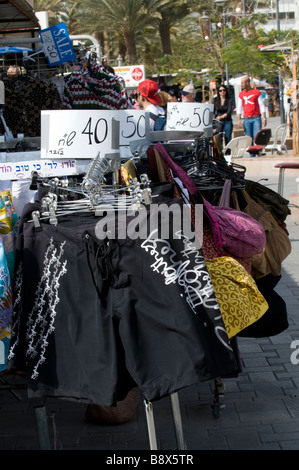 Bunte Promenade Stall, Eilat, Israel Stockfoto
