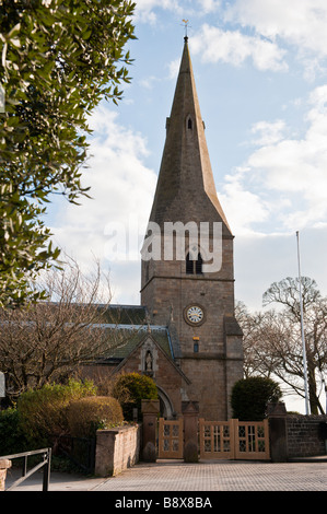 Der St. wilfrid Kirche, die auf Kirche Hügel steht, kirkby in Ashfield, Nottinghamshire, England. Die Kirche stammt aus dem 1100 von Stockfoto