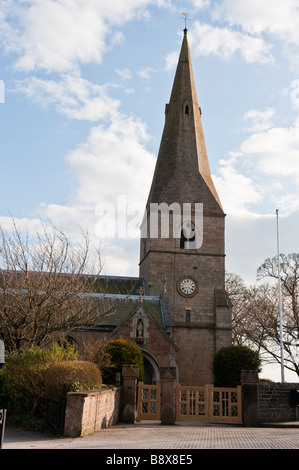 Der St. wilfrid Kirche, die auf Kirche Hügel steht, kirkby in Ashfield, Nottinghamshire, England. Die Kirche stammt aus dem 1100 von Stockfoto